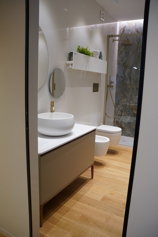 Bagno in stile contemporaneo di 6 di Rosaura D’Alessandro