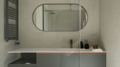 Bagno in stile contemporaneo di 6 di Michela Cordisco Studio