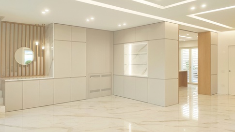 Open Space in stile contemporaneo di 80 di Arcangelo Primato