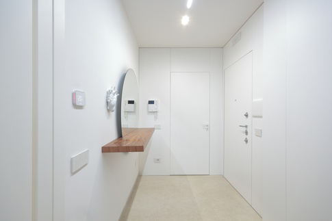Open Space in stile contemporaneo di 60 di Paolo Basco Architetto Open Space in stile contemporaneo di 60 di Paolo Basco Architetto