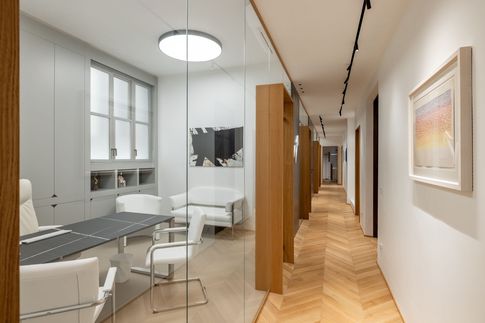 Studio in stile contemporaneo di 130 di Archifacturing - Sara Cimarelli & Giorgio Opolka architetti Studio in stile contemporaneo di 130 di Archifacturing - Sara Cimarelli & Giorgio Opolka architetti