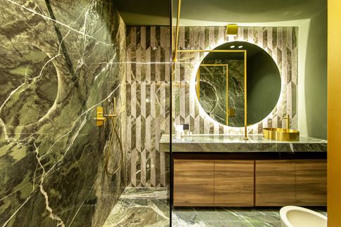 Bagno in stile contemporaneo di 20 di Salvatore Sito Interior Designer