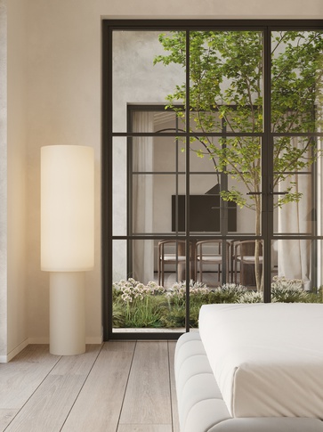 Camera da Letto in stile naturale di 35 di EmmePi Architettura