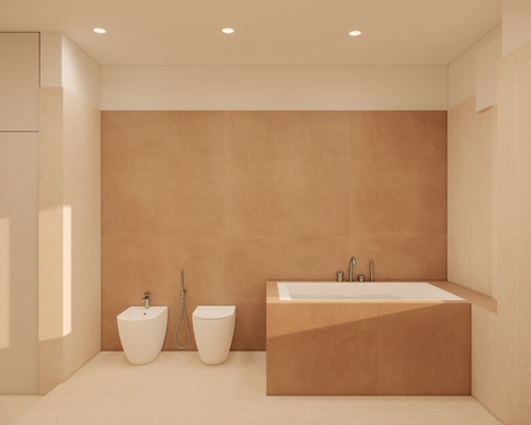 Bagno in stile nordico di 9 di Arch'IN - Architettura di Interni Bagno in stile nordico di 9 di Arch'IN - Architettura di Interni