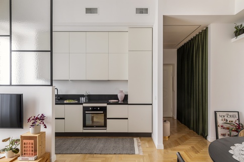 Soggiorno in stile contemporaneo di 20 di tapas studio