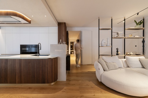 Open Space in stile contemporaneo di 52 di Francesco Cardano Interior Designer