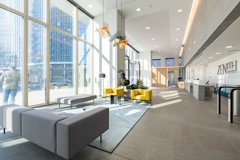 Open Space in stile contemporaneo di 320 di Frame Farm - Architecture & Design