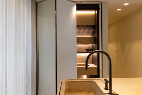 Cucina in stile contemporaneo di 110 di Abitacolo Interni