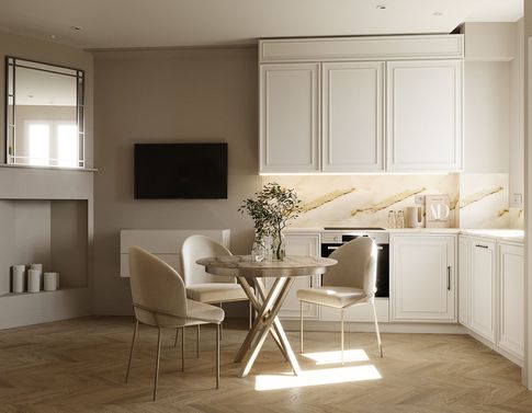 Soggiorno in stile classico di 21 di Elena Russo Interiors