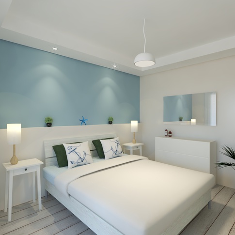 Camera da Letto in stile mediterraneo di 14 di SG Architetti