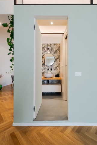Bagno di Servizio in stile contemporaneo di 5 di COBE architetti Bagno di Servizio in stile contemporaneo di 5 di COBE architetti