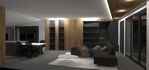 Open Space in stile contemporaneo di 35 di Stefano Bergami studio interior design Open Space in stile contemporaneo di 35 di Stefano Bergami studio interior design