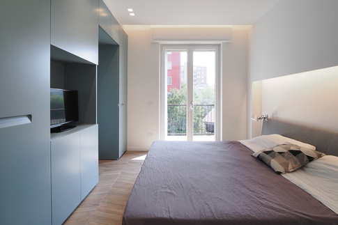 Camera da Letto in stile contemporaneo di 14 di Desearq studio - architettura e interior design