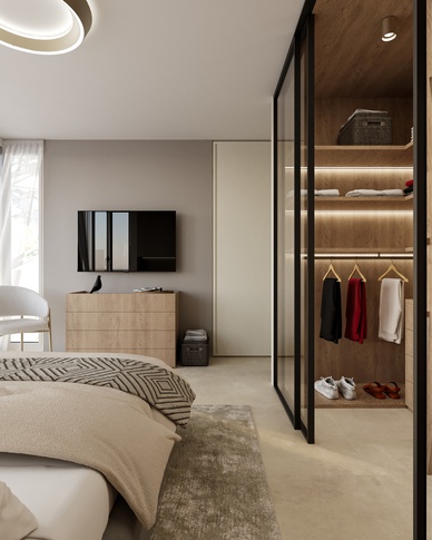 Camera da Letto in stile moderno di 22 di doppiozero interior