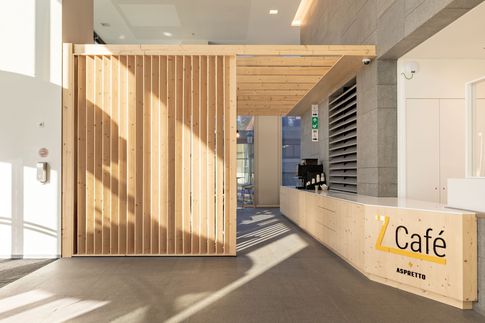 Open Space in stile contemporaneo di 320 di Frame Farm - Architecture & Design Open Space in stile contemporaneo di 320 di Frame Farm - Architecture & Design