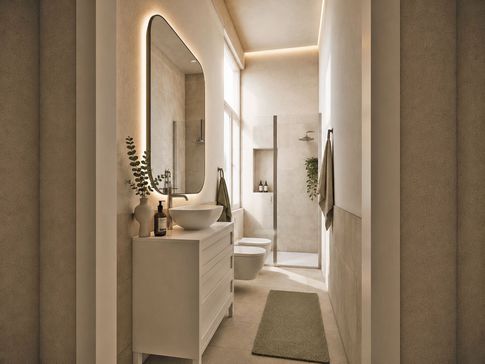Bagno in stile rustico di 10 di JFD Juri Favilli Design Bagno in stile rustico di 10 di JFD Juri Favilli Design