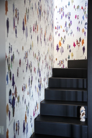 Scale in stile contemporaneo di 10 di Valentina Varricchio Architetto Scale in stile contemporaneo di 10 di Valentina Varricchio Architetto