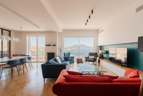 Open Space in stile contemporaneo di 65 di Rossella Fiorillo architetto