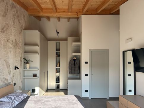 Camera da Letto in stile contemporaneo di 22 di Giulia Dagheti Architetto