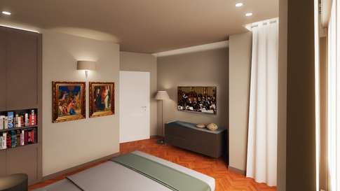 Camera da Letto in stile contemporaneo di 16 di MICHELE VOLPI STUDIO INTERIOR DESIGN