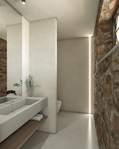 Bagno in stile moderno di 5 di doppiozero interior