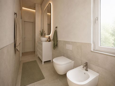 Bagno in stile rustico di 10 di JFD Juri Favilli Design Bagno in stile rustico di 10 di JFD Juri Favilli Design