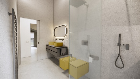 Bagno in stile urban di 7 di Simona Fogalesi interior designer Bagno in stile urban di 7 di Simona Fogalesi interior designer