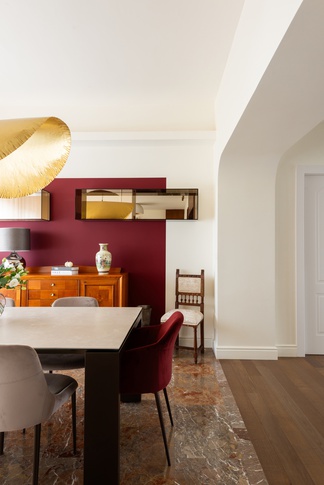 Open Space in stile eclettico di 160 di Laura Mapelli Architetto Open Space in stile eclettico di 160 di Laura Mapelli Architetto