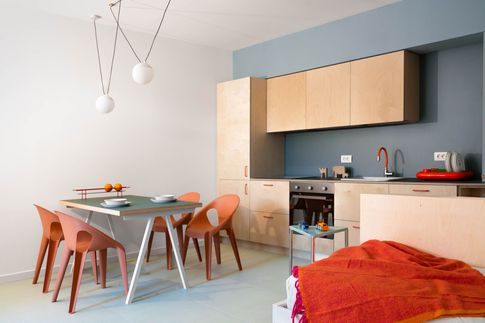 Soggiorno in stile scandinavo di 23 di LATER STUDIO / paola cortesi architetto Soggiorno in stile scandinavo di 23 di LATER STUDIO / paola cortesi architetto