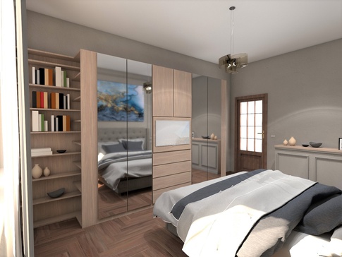 Camera da Letto in stile contemporaneo di 17 di Francesca Boglio Architetto Camera da Letto in stile contemporaneo di 17 di Francesca Boglio Architetto