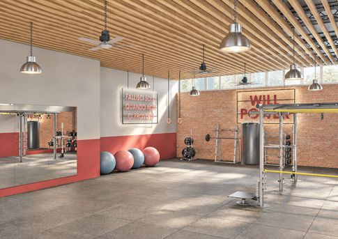 Palestra in stile industriale di 160 di Arcangelo Primato Palestra in stile industriale di 160 di Arcangelo Primato