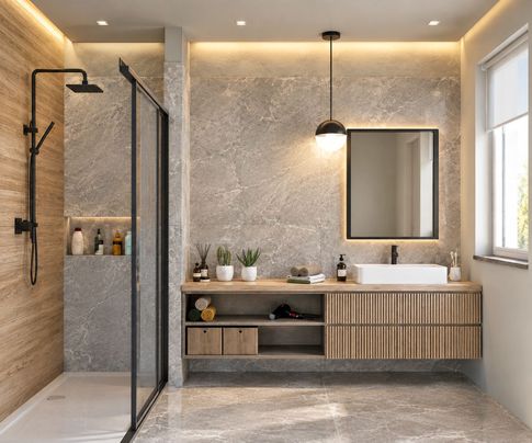 Bagno in stile contemporaneo di 6 di Arcangelo Primato