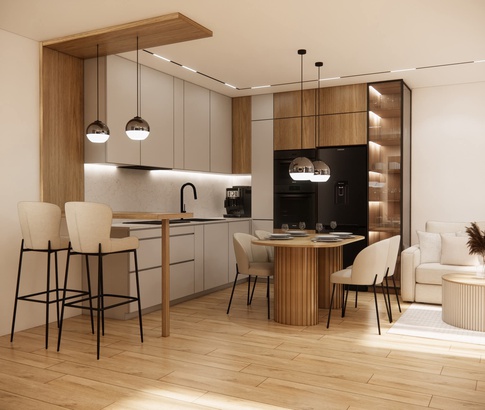 Open Space in stile contemporaneo di 30 di personalhousedesigner