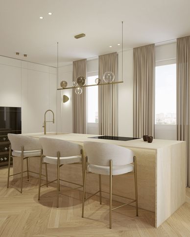 Cucina in stile moderno di 16 di doppiozero interior