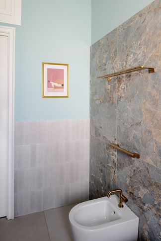 Bagno in stile eclettico di 6 di Tania Mariani Interiors Bagno in stile eclettico di 6 di Tania Mariani Interiors