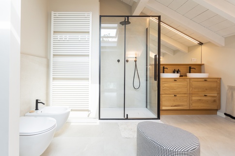 Bagno in stile cottagecore di 15 di Alessandra Parolini Studio Bagno in stile cottagecore di 15 di Alessandra Parolini Studio