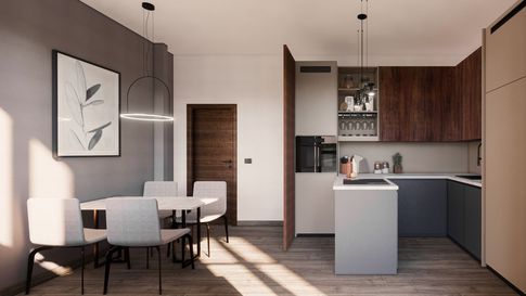 Cucina in stile contemporaneo di 15 di Studio LABventinove