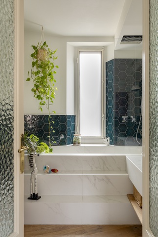 Bagno in stile contemporaneo di 6 di tapas studio Bagno in stile contemporaneo di 6 di tapas studio