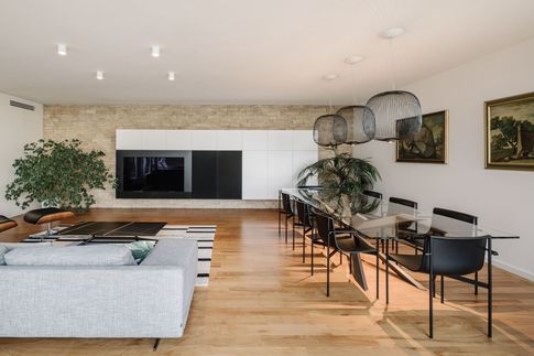 Soggiorno in stile minimal di 50 di domECO