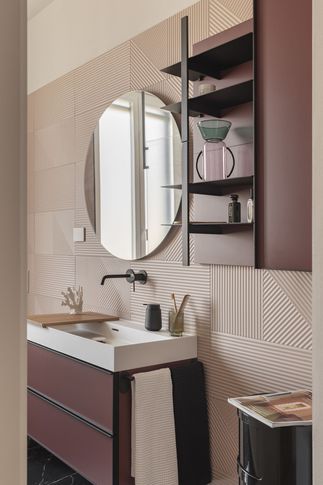 Bagno in stile contemporaneo di 6 di tapas studio