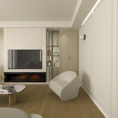 Soggiorno in stile contemporaneo di 40 di EasyRelooking srls