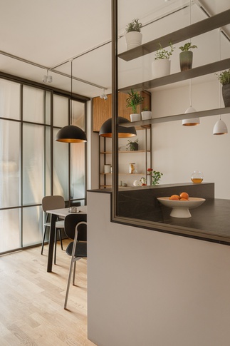 Cucina in stile moderno di 17 di Francesca Mori Architetto M1 Studio