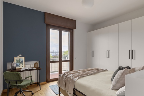 Camera da Letto in stile minimal di 15 di Sofia Carta Studio