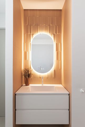 Bagno di Servizio in stile contemporaneo di 4 di valeria ingrao architetto