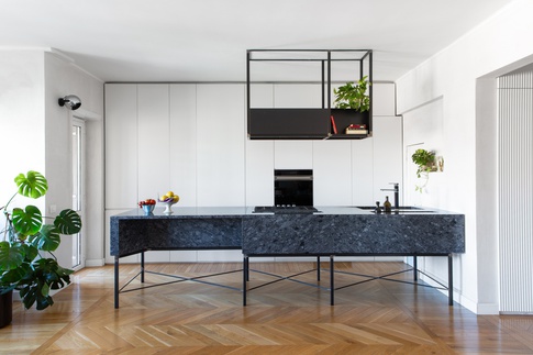 Cucina in stile contemporaneo di 40 di PERIMETRI studio