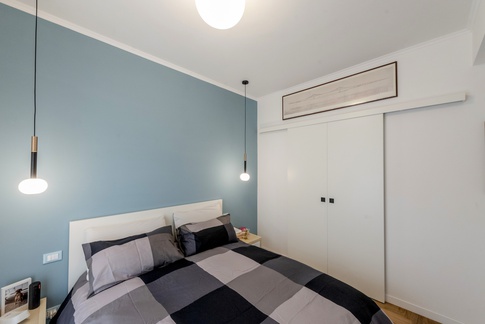 Camera da Letto in stile contemporaneo di 15 di Zelda de Ruvo Architetto