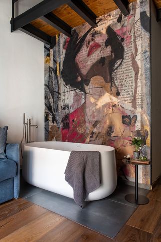 Camera da Letto in stile soft industrial di 25 di Marila Fasulo Architetto