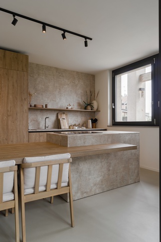 Cucina in stile soft industrial di 18 di Simona Fogalesi interior designer