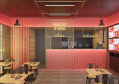 Open Space in stile industriale di 80 di Arcangelo Primato