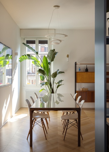 Sala da Pranzo in stile contemporaneo di 12 di TGA_Studio